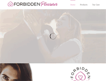 Tablet Screenshot of forbiddenpleasures.ca